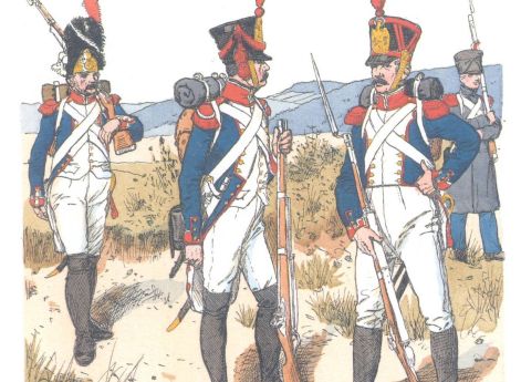 Франция. Гренадеры линейной пехоты