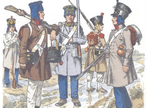 Франция. Линейная пехота (1813-14)