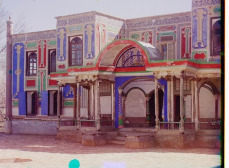 Бухарское ханство, г. Бухара. Дворец. Другой фасад.