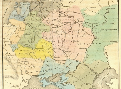 Разделение России на инспекции в 1798 году.
