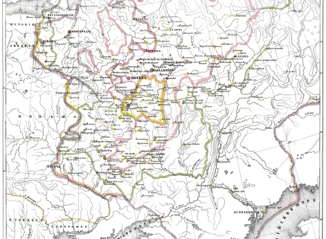 Европейская часть России в конце XVII столетия
