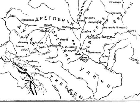 Расселение племен IX-X века