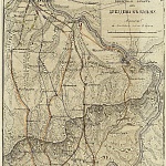 Карта движений войск от Дрездена к Кульму