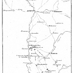Карта движений Дунайской и 3-ей армии от Стыри к Бресту.
