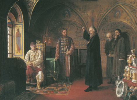 Яков Турлыгин. Митрополит Филипп и Иван Грозный. Начало 19 века