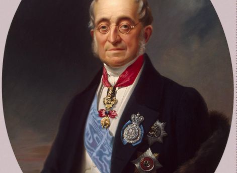 Портрет министра иностранных дел Карла Ниссельроде. Ф.Крюгер. 1840-1850 гг. Эрмитаж, Санкт-Петербург