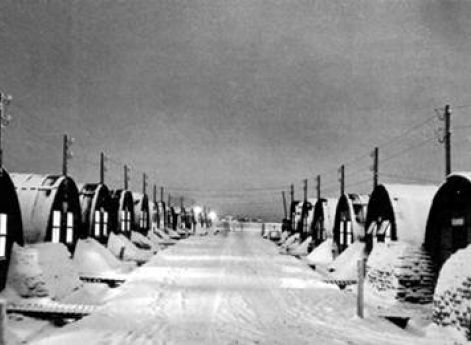 Жилой комплекс военной базы США в Исландии. 1943 г.