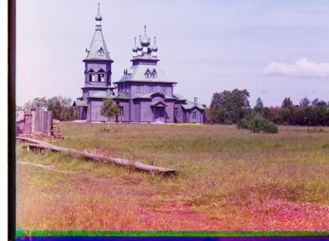 Церковь в селе Кобона