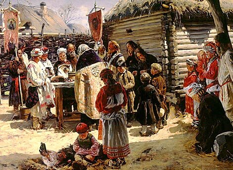 Молебен на Святой неделе