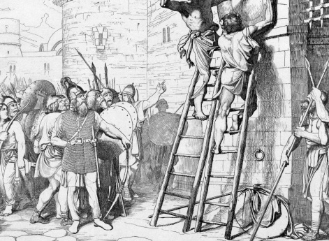 Князь Олег прибивает щит свой к вратам Цареграда