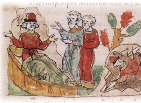 Смерть Святополка Владимировича в пустынном месте на границе между Польшей и Чехией