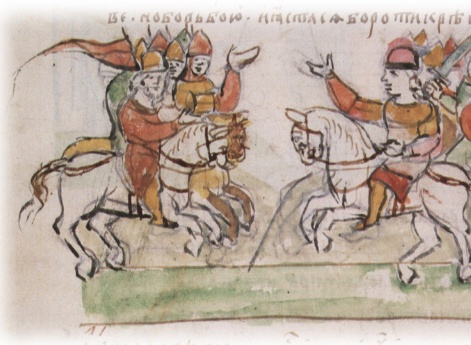 Предложение князя Редеди Касожского Мстиславу Владимировичу Тмутараканскому испытать силу в единоборстве безоружными.