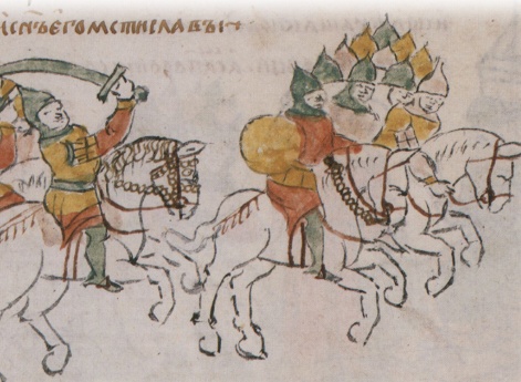 Сражение киевских и галицких полков и бегство части киевских войск, возглавлявшихся Святополком Мстиславичсм Волынским, Владимиром Мстиславичем Дорогобужским и Мстиславом Изяславичем Переяславским (?).