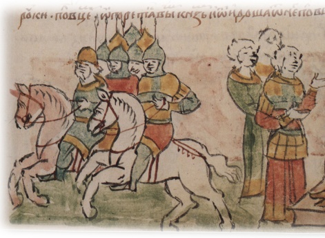 Приход к Святославу Олеговичу Черниговскому помощи из Киева и Галича; отход полков Изяслава Давыдовича Вятичского с половцами от Чернигова (?).