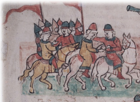 Отъезд Святослава Всеволодовича на Новгородское княжение; проводы Святослава братьями; торжественная встреча Святослава в Новгороде (?).