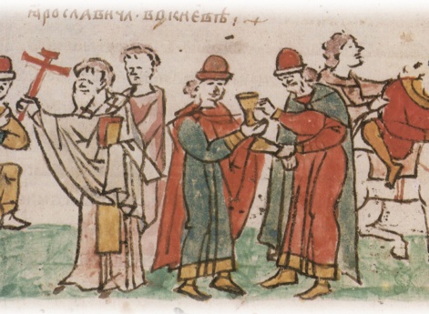 Крестное целование Рюрика Ростиславича Киевского и черниговских князей Ольговичей Роману Мстиславичу Галицко-Волынскому; отъезд Рюрика в Овруч; совет Всеволода Юрьевича Владимирского и Романа Мстиславича о киевском престоле. (?)