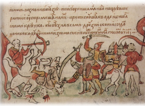 Битва новгород-северских полков с главными силами половцев и поражение русских войск.