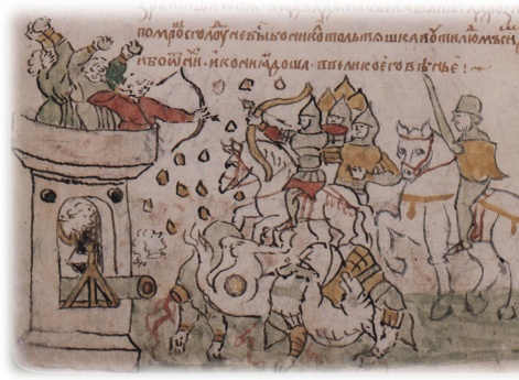 Осада Великого Новгорода владимирскими войсками под водительством Мстислава Андреевича.