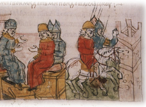 Совет Юрия Владимировича Долгорукого (Киевского) с Вячеславом Владимировичем Пересопницким о мире с Изяславом Мстиславичем; поход Юрия Владимировича к Луцку.