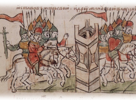 Выступление Ярополка Изяславича Волынского с дружиной против Всеволода Ярославича Киевского и Владимира Всеволодовича Мономаха (Черниговского); бегство Ярополка к полякам