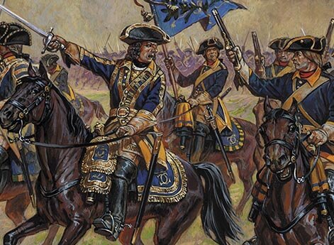Шведские драгуны времени Полтавского сражения