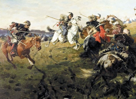 Стычка казаков с татарами