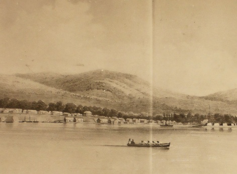 Город Николаевск на устье Амура в 1858 г. с Константиновской батареи