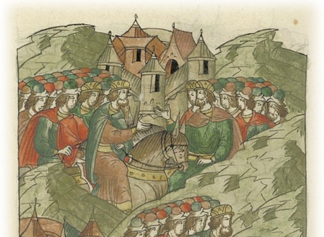 Великий князь Всеволод Юрьевич, получив от рязанских князей Всеволода и Владимира Глебовичей жалобу на их старшего брата Романа Глебовича, идет на него к Рязани и подходит к Коломне, где его встречают Всеволод и Владимир Глебовичи. Всеволод Юрьевич заключ