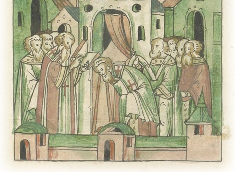 Митрополит всея Руси Варлаам ставит архиепископом в Ростов и Ярославль Симоновского архимандрита Ивана.